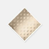 Elegant modern kerstboompatroon servet (Hoek)