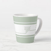 Elegant Modern Latte Mok (Rechterhoek)