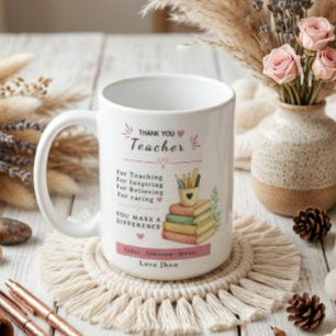 Elegant modern leuk esthetisch cadeauboek voor ler koffiemok