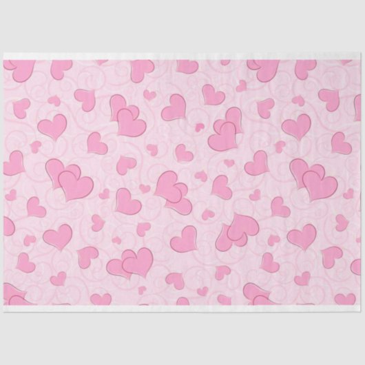  Elegant modern Love Tissue Paper Tissuepapier (Voorkant)