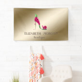 Elegant modern, luchtig, dikke dief spandoek (Insitu)