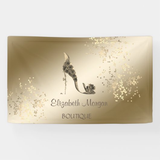 Elegant modern, luchtig, dikke dief spandoek (Horizontaal)