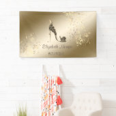 Elegant modern, luchtig, dikke dief spandoek (Insitu)