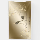 Elegant modern, luchtig, dikke dief spandoek (Verticaal)