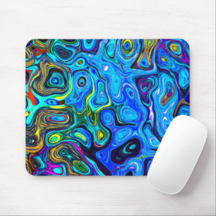 Elegant modern marmer waterverf schilderij Stone Muismat