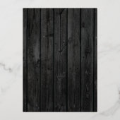 Elegant Modern Mason Jar Vrijgezellenfeest Folie Uitnodiging (Achterkant)