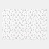 Elegant modern minimalist holly pattern inpakpapier vel (Voorkant 3)