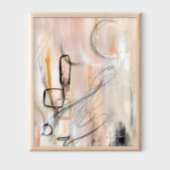 Elegant modern minimalistisch abstract kunst poste poster