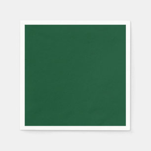 Elegant Modern Minimalistisch Donkergroen Servet