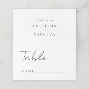 Elegant modern minimalistisch huwelijk