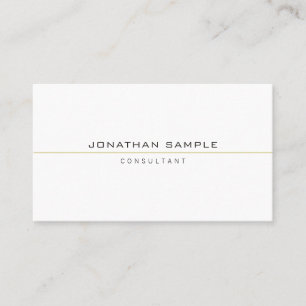 Elegant Modern Minimalistisch Maak Je Eigen Visitekaartje