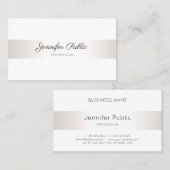 Elegant modern minimalistisch model visitekaartje (Voorkant / Achterkant)