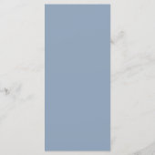 Elegant modern minimalistisch script bruiloft menu (Achterkant)
