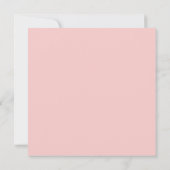 Elegant Modern Monogram in Roze Save the Date (Achterkant)