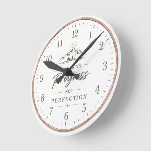 Elegant modern ontwerp voor horloges op maat ronde klok