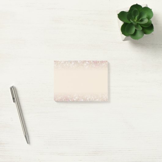 Elegant modern pastel Sparging Gold Silver Ombre Post-it® Notes (Kantoor)