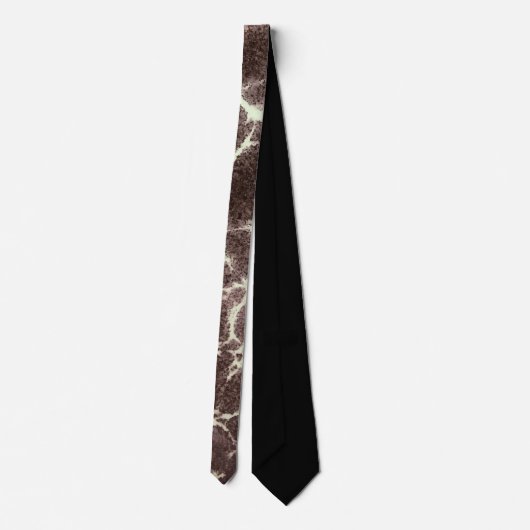 Elegant Modern Pattern Gemstone Tortoise Giraffe Stropdas (Achterkant)