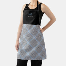 Elegant modern persoonlijk blauwe tartan