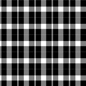 Elegant Modern Plaid Throw with Custom Monogram Fleece Deken