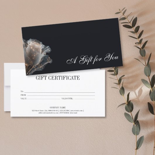 Elegant Modern Professional Gift Certificate