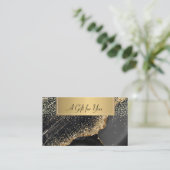 Elegant Modern, Professional Marble Gold Sequins Kortingskaartje (Staand voorkant)
