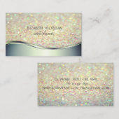 Elegant modern Professional Simple Glitter Bokeh Visitekaartje (Voorkant / Achterkant)