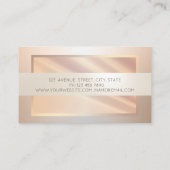 Elegant modern professioneel Lijst, mixer Sunflowe Visitekaartje (Achterkant)