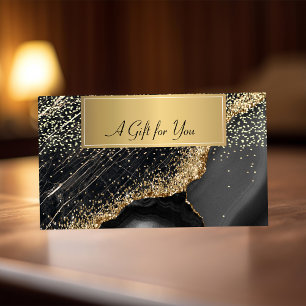 Elegant Modern,Professionele Marmeren Gouden Paill Kortingskaartje