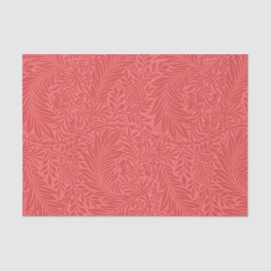 Elegant modern rood flessenpatroon tissuepapier (Voorkant)