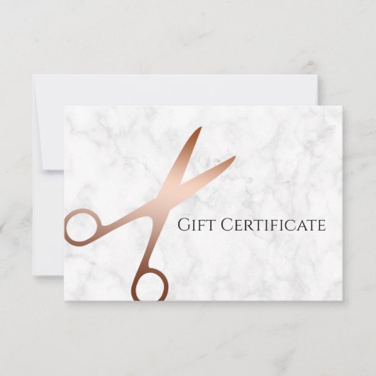 Elegant modern roos goudschaar (Voorkant)