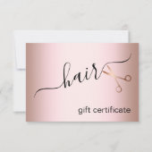 Elegant modern roos goudschaar (Voorkant)