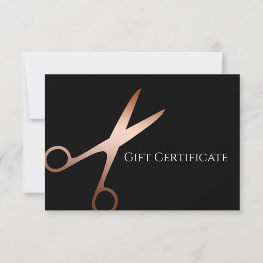 Elegant modern roos goudschaar (Voorkant)