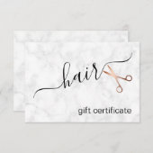 Elegant modern roos goudschaar (Voorkant / Achterkant)