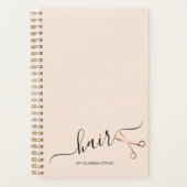 Elegant modern roos goudschaar planner (Voorkant)