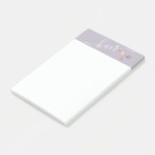 Elegant modern roos goudschaar post-it® notes (Schuin)