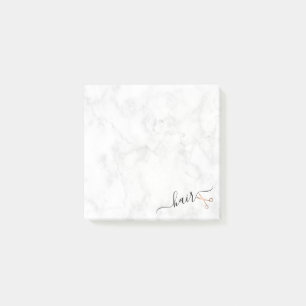 Elegant modern roos goudschaar post-it® notes