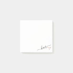 Elegant modern roos goudschaar post-it® notes