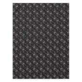 Elegant modern roze harten en sleutels patroon | tafelkleed (Voorkant)