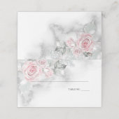 Elegant modern roze rozen door BarefootBride™ (Buitenkant ongevouwen)