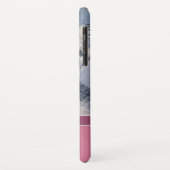 Elegant Modern Schnauzer w Fuchsia Monogram Naam Case-Mate iPhone Case (Achterkant/links)