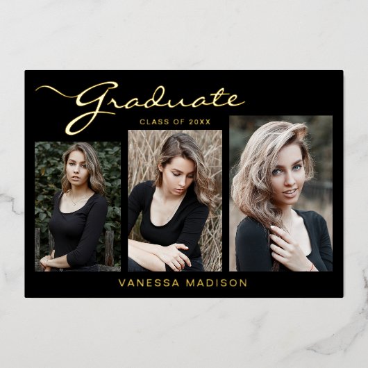 Elegant modern script | 3 Aankondiging van een fot (Voorkant)