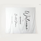 Elegant modern script | Achtergrond Vrijgezellenfe Wandkleed (Voorkant (horizontaal))