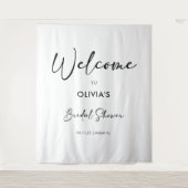 Elegant modern script | Achtergrond Vrijgezellenfe Wandkleed (Voorkant)