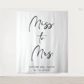 Elegant modern script | Achtergrond Vrijgezellenfe Wandkleed (Voorkant)