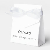 Elegant modern script | Bridal Favor Box Bedankdoosjes (Voorkant Zijde)