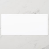 Elegant modern script bruiloft menu (Achterkant)