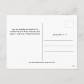 Elegant Modern Script Kerst Familie Foto Feestdagenkaart (Achterkant)