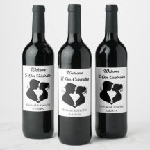Elegant modern script paar welkom bruiloft chique