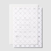Elegant Modern Script Schattigee Typografie Trouwe Vellum Uitnodigingen (Offset (Uitnodiging))