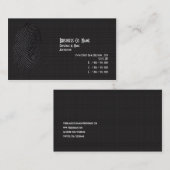 Elegant modern Security Private Research Visitekaartje (Voorkant / Achterkant)